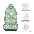 thumbnail image 4 of Wukai Chicken Laying Eggs Full Set Car Seat Covers with Soft Padding Universal Auto Front Seats Protector and Cushion Mat, 4 of 5