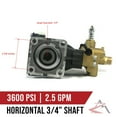 thumbnail image 2 of The ROP Shop 3600 PSI Pressure Washer Pump 2.5 GPM, 6.5 HP for Comet 6501.0005.00, 6501000500, 2 of 8
