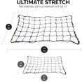 thumbnail image 3 of NEIKO 50971A 4'x6' Super Duty Small Cargo Net¸ Bungee Cargo Net, 16Pcs Detachable hooks, 4 Carabiners, Small 4"x4" Mesh Protects Small Items, Cargo Net For SUV, ATV/UTV, RV, Pickup Truck Bed, Trailer, 3 of 7