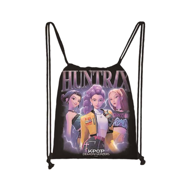 Kpop Demon Hunters Backpack Huntrix School Bag,Back to School Merch, Casual Backpack, Kpop Demon Hunters Large Capacity Schoolbag, Lightweight Backpack for Students and Fans