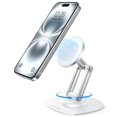 thumbnail image 1 of Soporte magnético giratorio OMOTON de 360° para iPhone, blanco, 1 of 9