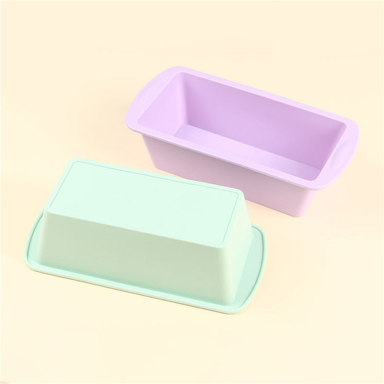 2Pcs Silicone Loaf Pan Non-Stick Silicone Baking Pan Easy Unlocking And Baking  Pan For Homemade Cakes, Bread, Meatloaf And Quiche 