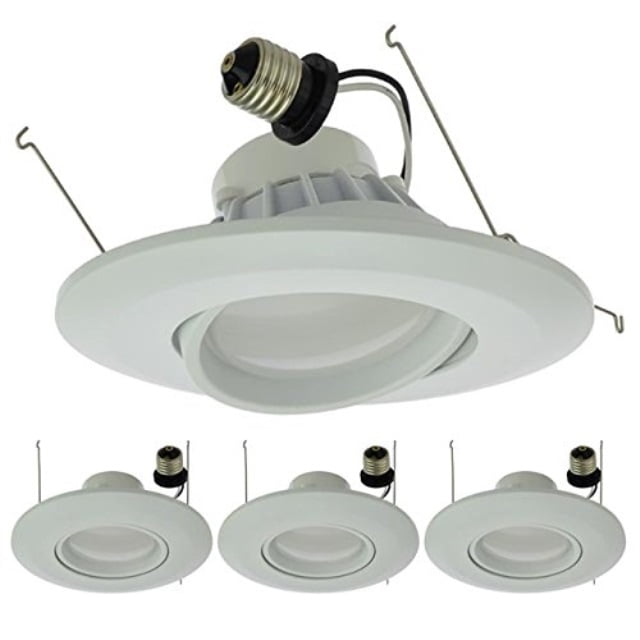 ledwholesalers 6" recessed dimmable 15w led adjustable