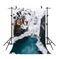 thumbnail image 1 of XDDJA Polyester Fabric 5x7Ft Winter Snow Backdrop Mountain Chains Valley Background Lake River Props Photo, 1 of 2
