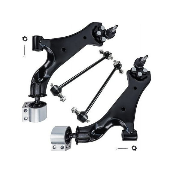 Front Lower Control Arm and Sway Bar End Link Kit - 4 Piece - Compatible with 2010 - 2017 GMC Terrain 2011 2012 2013 2014 2015 2016