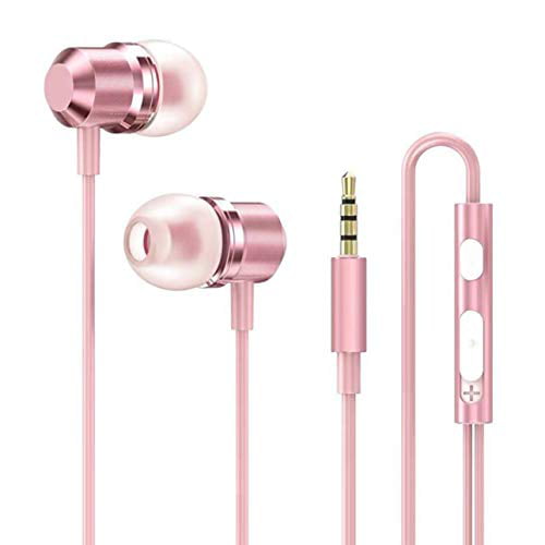 Metal  ear headphones earphones with Remote Mic for Android Mobile Phone MP3 