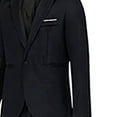 thumbnail image 3 of Puntoco Mens Clothing Clearance,Men'S Suit Jacket + Suit Pants Two-Piece Suit Black, 3 of 4