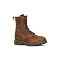 thumbnail image 3 of RedHawk Boot Co. Lacer Men's Safety Steel Toe 8" Leather Work Boots with Dense Polyurethane Sole, 3 of 6