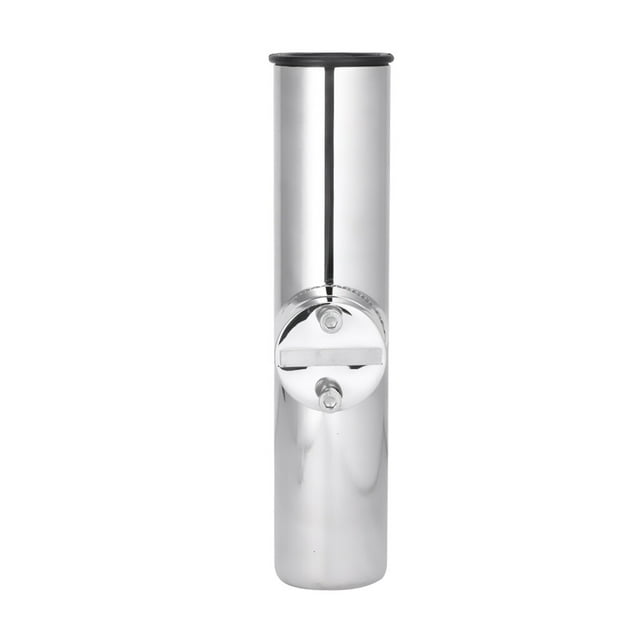 pitrice Stainless Steel Boat Marine Clamp On Fishing Rod Holder for Rails 3/4" to 1"