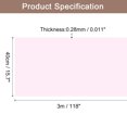 thumbnail image 2 of Uxcell 118" x 15.7" Pale Pink Wallpaper, Peel and Stick Wallpaper, Pale Pink Contact Paper Vinyl Wall Paper, 2 of 7