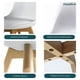 thumbnail image 3 of Set Comedor Oslo Mundo In Melamina 120 Negro 4 sillas Frankfurt Blanco Minimalista, 3 of 8