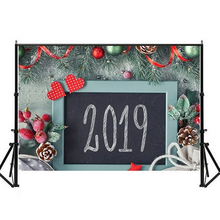 Photography Backdrops 5x3ft Christmas 2019 Printed Decoration Studio Photo Video Background Screen Props Vinyl