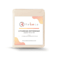 thumbnail image 2 of 2 Fundas de almohada percal 300 Rebeca King Size Beige, 2 of 5