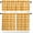 Orange, variant on Orange Plaid Kitchen Curtains, Watercolor Grid Checker Gingham Farmhouse 3-Piece Kitchen Curtain Valance and Tiers Set 24 Inch Length, Rod Pocket Half Window Curtains for Cafe Living Room Bathroom