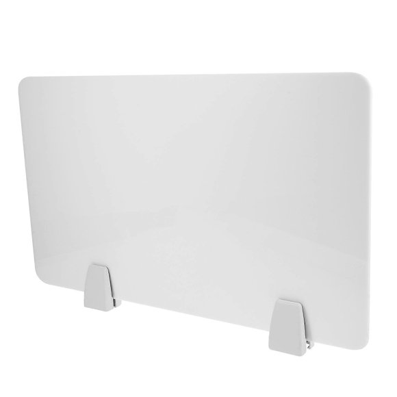 Practical White Desktop Partition Baffle for Office Home Use Privacy Divider Board for Organization