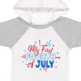 thumbnail image 4 of Inktastic My First Fourth of July- Red, White, and Blue Fireworks Boys or Girls Baby Bodysuit, 4 of 5
