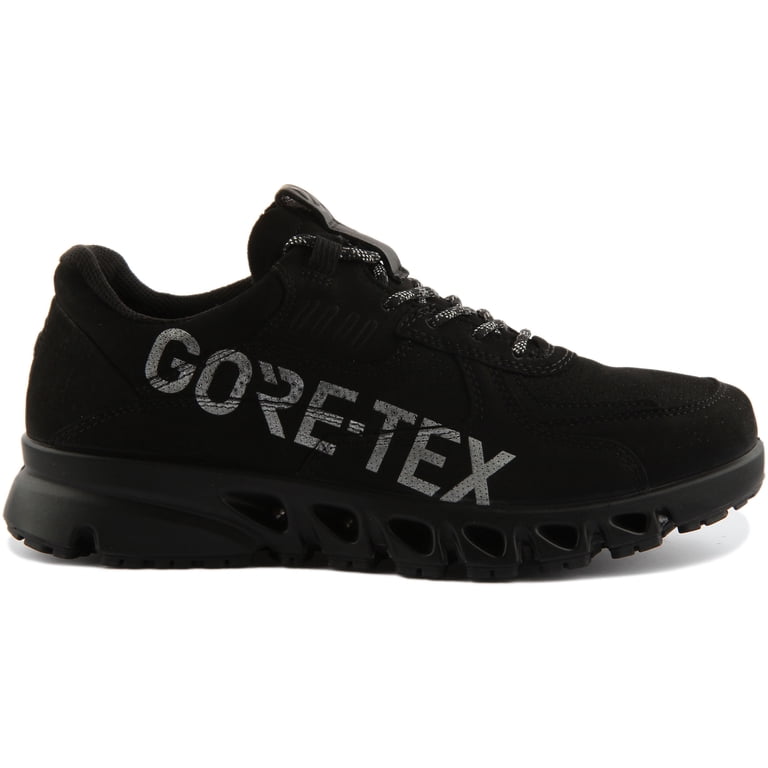 Ecco Multi Vent Men's Lace Up Gore Tex Waterproof Trainers In