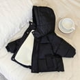 thumbnail image 7 of NOLDARES Girls' Boys' Hooded Puffer Jacket Winter Warm Down Ski Jacket Coat for Little & Big Kid,A048-Black, 7 of 7