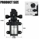 thumbnail image 4 of 12V Water Pump, 12 Volt Water Pump, DC 12V 6A 70W Electric Water Pump, Self-Priming Water Pump-High Pressure, 12V Pump, 4 of 5