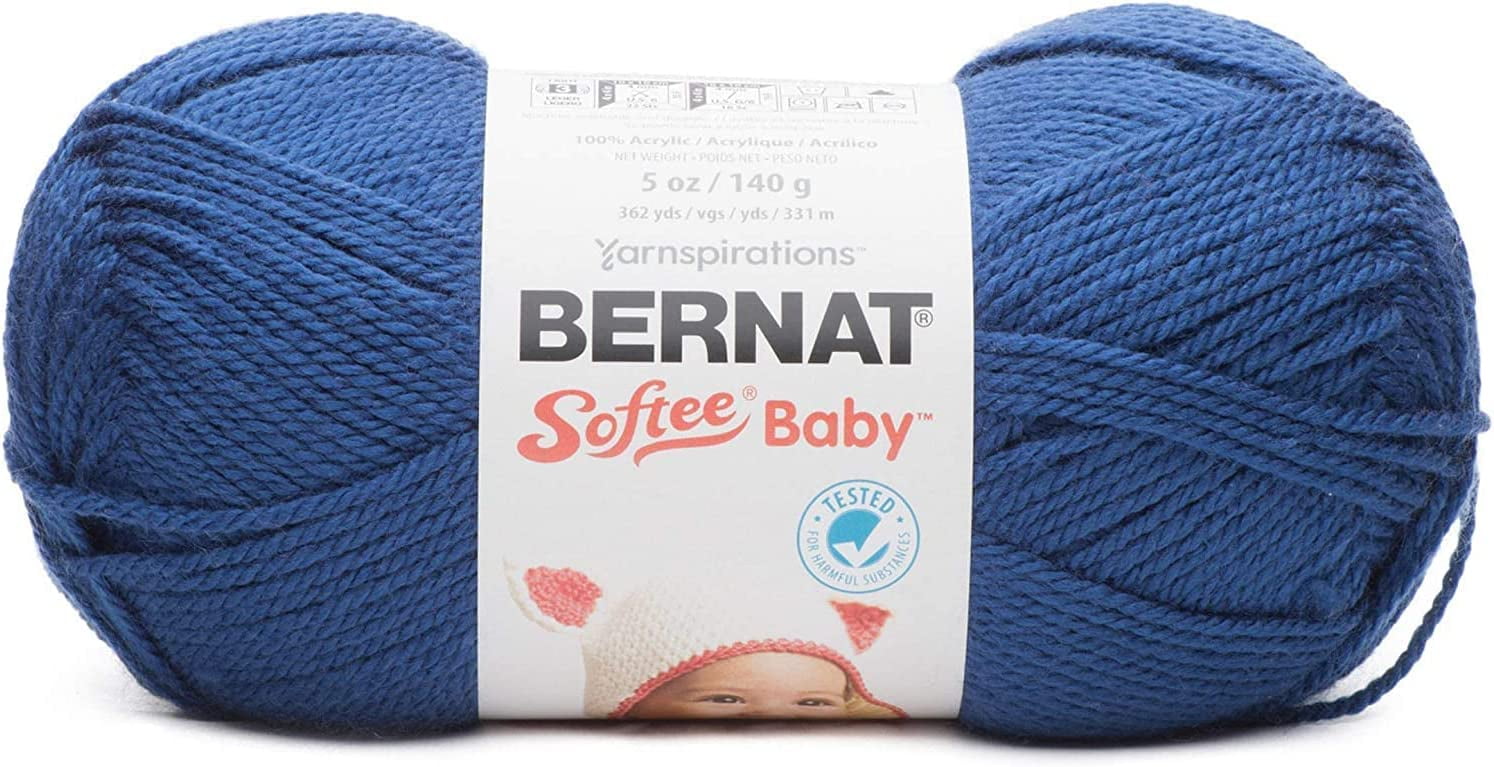 Softee Baby Yarn, 5 oz, Gauge 3 Light, Blue 