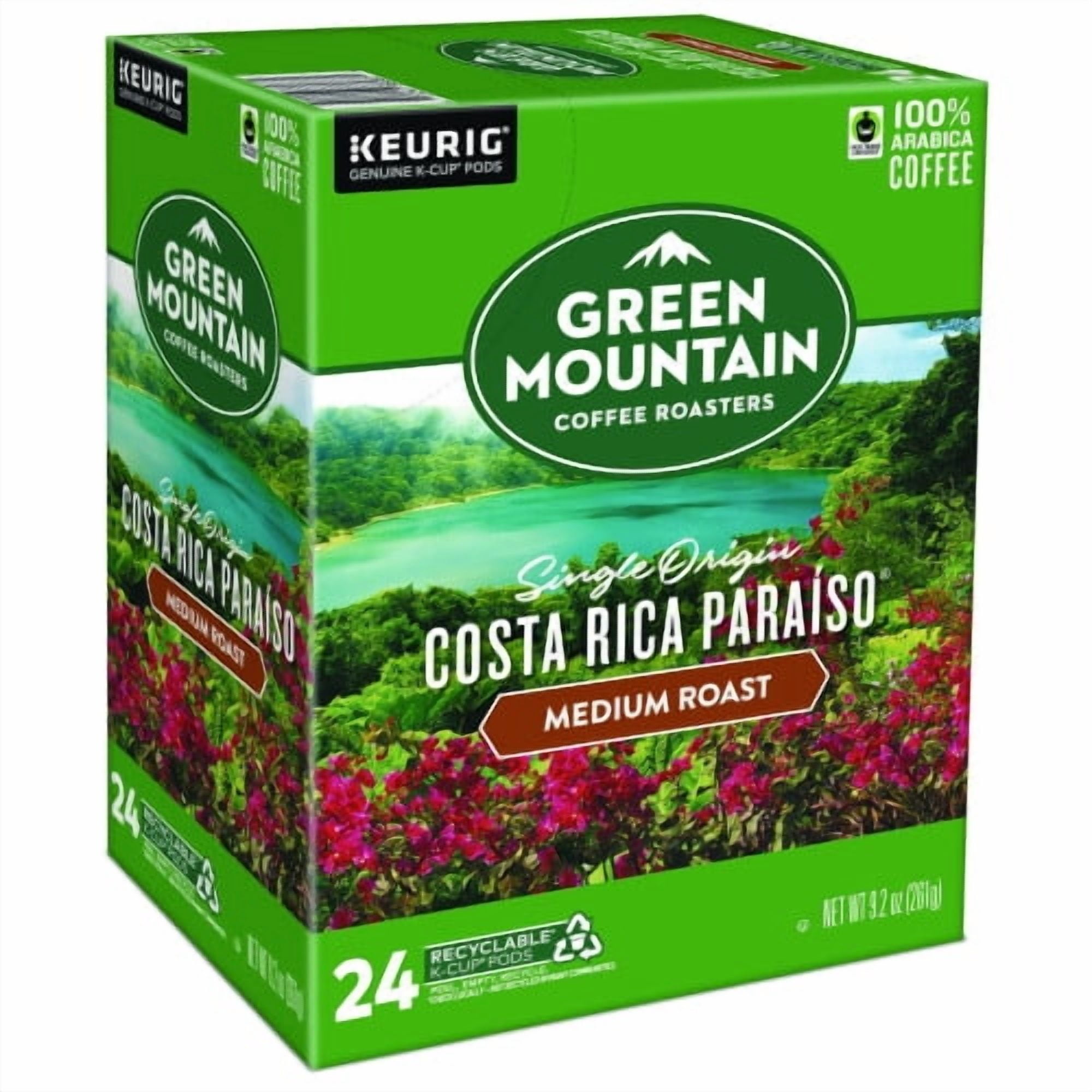 New Keurig K-Cup Pods Costa Rica Paraiso, 24/Box,Each