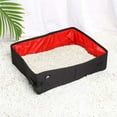 thumbnail image 6 of Foldable Litter Box Cat Toilet Oxford Cloth Water Proof Easy to Clean cat Supplies Pet Supplies (Black), 6 of 6