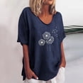 thumbnail image 2 of Blouses à Manches Courtes pour Femmes Hauts Aguichant à Col Rond à Manches Courtes pour Femmes Blouse Régulière Imprimée Femmes Hauts à Manches Courtes Femmes Blouse à Manches Courtes Hauts à Manches Courtes pour Femmes, 2 of 5