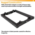 thumbnail image 6 of Kojem 5th Wheel Trailer Hitch Mounting Adapter for 2011-2020 Ford F-250 F-350 Super Duty W/ Handles Powder Coated Steel, 6 of 10