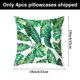 thumbnail image 2 of Funda de almohada tropical de verano Laklulu con estampado de hojas de palma y plantas verdes, funda de almohada con decoración hawaiana para sofá familiar, 2 of 5