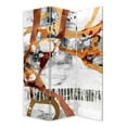 thumbnail image 2 of 72 Inch 3 Panel Canvas Room Divider with Splash Print,Multicolor- Saltoro Sherpi, 2 of 5