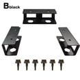 thumbnail image 5 of Black Under Desk Laptop Holder Mount with Screw,Under Desk Laptop Mount Bracket,Add On Under Table Laptop/Keyboard Storage, 5 of 6