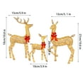 thumbnail image 3 of Bdday Christmas Decorations for Home Luminous Three-piece Christmas Deer Family Set Outdoor Decor Christmas Tree Decorations, 3 of 9