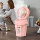 thumbnail image 1 of XWSHYW Electrodomésticos Ventilador Portátil Mini Ventilador de 4 Velocidades Mini Ventilador Recargable Adecuado para Niños Mujeres Hombres Viajes Interior y Exterior Maquillaje Pequeño Refrigerador, 1 of 6