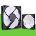 thumbnail image 4 of Pano-Mounts 120mm PC Computer Case Fan 12V 3Pin White Quiet CPU Case Cooling Fan for ITX Mining Rig Rack 3-Pack, 4 of 5