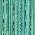 thumbnail image 1 of Ahgly Company Indoor Square Abstract Light Blue Modern Area Rugs, 6' Square, 1 of 4