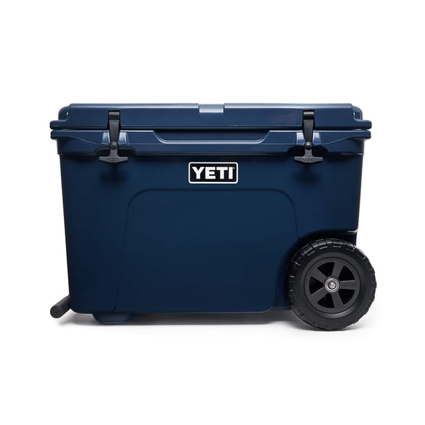 Cooler YETI Tundra Haul portátil con ruedas azul marino