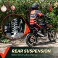 thumbnail image 7 of FRP FX40 40cc Dirt Bikes, 4-Stroke Gas Dirtbike for 13+, Mini Dirt Bike with Pull Start, Rear Disc Brake, EPA Certified, 20MPH Max Speed, Up to 132 LBS - Red, 7 of 7
