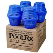 PoolRx Dissolving Algae Eliminating Mineral Unit for Saltwater Pools (4 Pack)