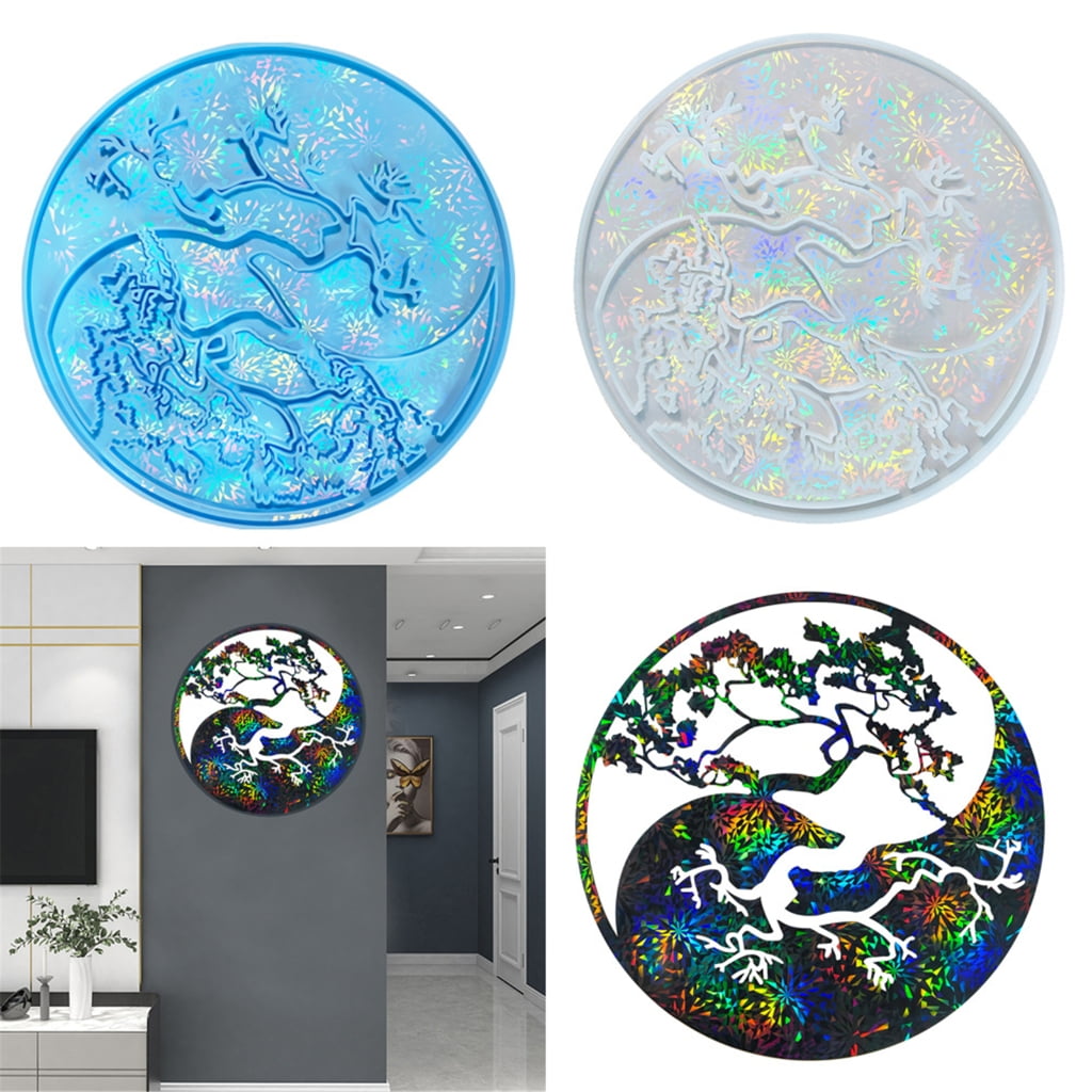 AOOOWER Convenient DIY Sun Moon Resin Pendant Moulds for Individualized Gift Creations