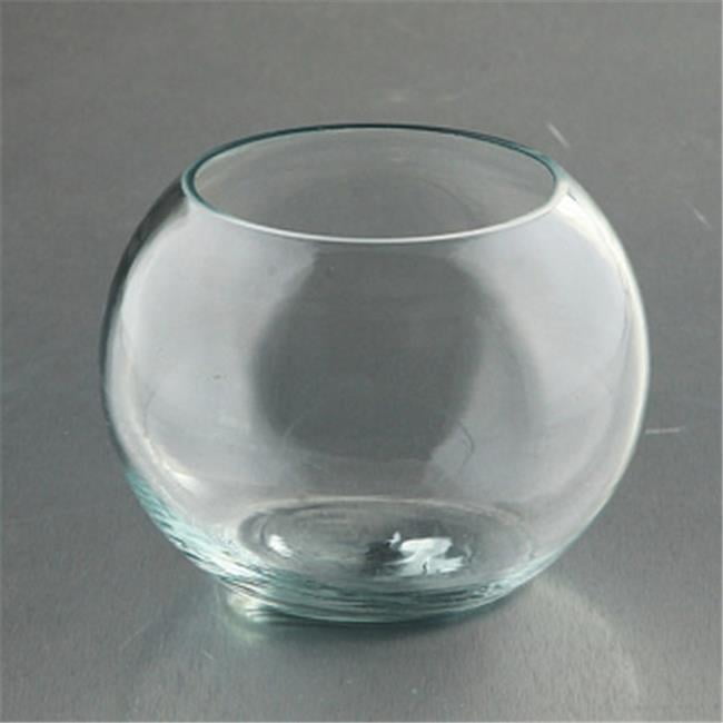 3.5 x 4.5 in. Glass Bubble Bowl, Clear