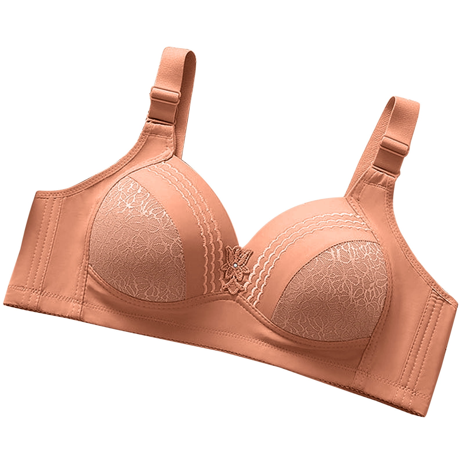 hoksml Bras For Women Side Retraction No Steel Ring Underwear Strap Type  Thin Mould Cup Breathable Bra Lingerie For Women Clearance