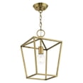 thumbnail image 4 of Livex Lighting - Devonshire - 1 Light Convertible Semi-Flush Mount in Coastal, 4 of 11