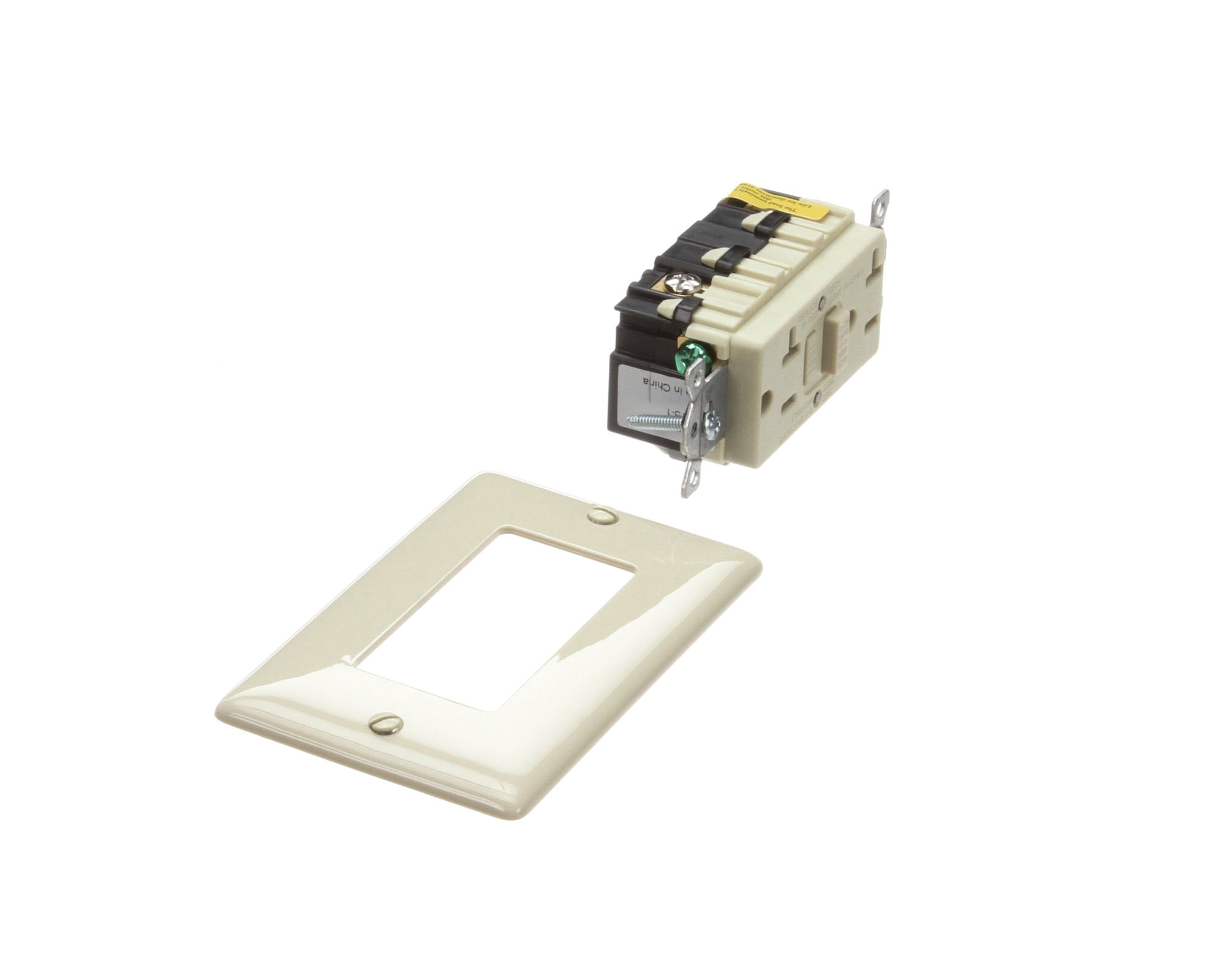 Hubbell Lighting GFRST20I Ivory 20 Amp Rectavcle Gfi