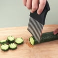 thumbnail image 1 of Potato Cut Double Use Household Kitchen Peeling Fancy Cutter Cut French Fries Cut Vegetables And Fruit Fancy French Fries Cutter, 1 of 8