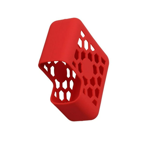Cateissary Funda de silicona para cargador, adaptador de corriente portátil para ordenador portátil, Protector hueco, pieza de repuesto a prueba Cubiertas para muebles de jardín Rojo 29W 30W