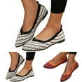 thumbnail image 6 of Mostsola Flats for Women Pointed Toe Knit Comfortable Slip on Work Dress Shoes Ballet Flats Shoes, 6 of 8