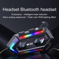 thumbnail image 4 of Bluetooth 5.0 Motorcycle Helmet Headset Headphone Wireless, 4 of 5
