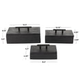 thumbnail image 3 of DecMode Black Marble Decorative Box with Black Handles, 3 Count, 3 of 9