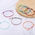 Braided Rope Bracelet, Adjustable Woven String Bracelets Summer Beach ...