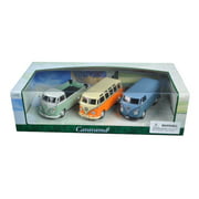 Volkswagen Buses 3pc Gift Set 1/43 Diecast Model Cars by Cararama